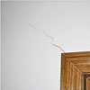 wall cracks along a doorway in a Hammond home.