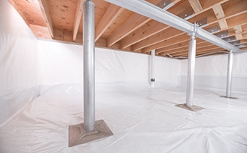 Crawl Space Support Posts in Greater New Orleans Area